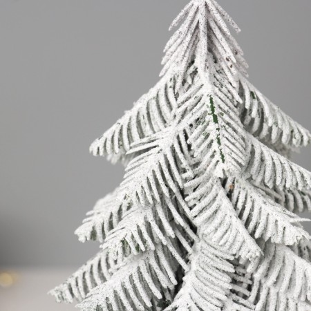 Christmas tree decor "snowy, in a pot" 21x7.5 cm-1