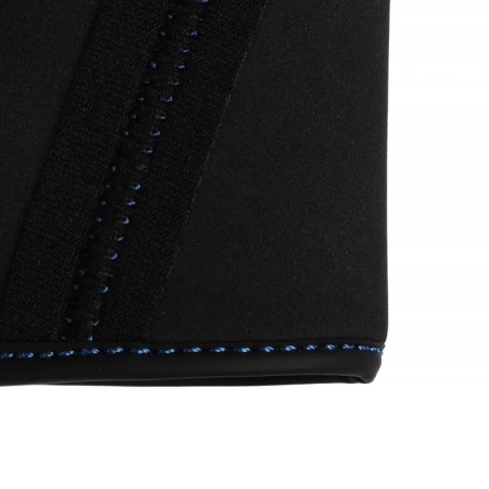 DSV steering wheel cover with inserts, perforation, neoprene, Black+ Blue, size M-5