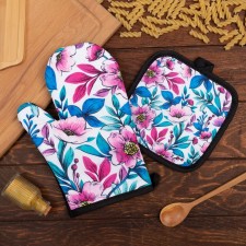 Kitchen set 2 severity of the “Tenderness” shares, a grade 17x17 cm, mittens 24x18 cm, 100% p/e