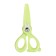 Scissors 11.8 cm plastic handles, rounded ends of the blades, Green Bunny Calligrata