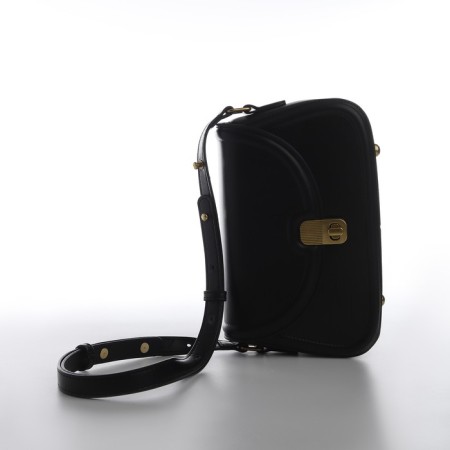 Women's bag Textura, messenger, average size, black color-7