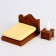 Miniature puppet "sleeping place", set bed and cabinet
