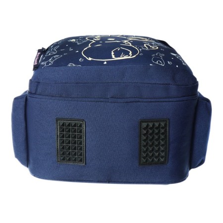 School backpack 40 x 30 x 19 cm, ergonomic back, Bruno VisConti 12-002 Bunny Life, blue-10