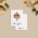 Postcard-Complement of "Sweet Holiday" 8 x 6 cm, New Year