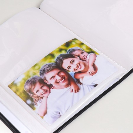 Photo album for 200 photos 10x15 cm, plastic. Russian Souvenir sheets-4