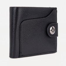Male purse on a magnet, black color