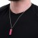 Music Life 4 Harly Harly, 8 tones, 3.5x1.5x1cm, chain 28cm, pink
