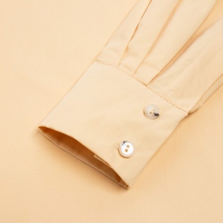 Women's suit (shirt, shorts) minku: overSize color beige, size 46-9