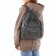 Youth backpack with lightning, 4 pockets, gray color