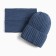 Kit for a girl (hat, snood), blue color, size 50-54