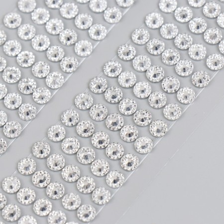 Semi -busines self -adhesive d 5 mm, silver