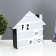 Night-wing-alphabet "House" LED English, numbers, from batteries/USB black and white 22x24.5x5 cm Risalux 9335