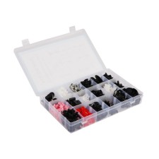 Clips and fasteners, 17 types, set 350 pcs