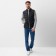 Male vest at the zipper Mist, r.54, black