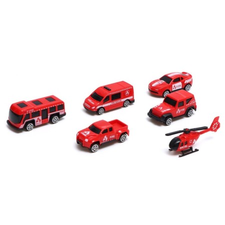Truck "Carrier", included 6 cars and road signs-8