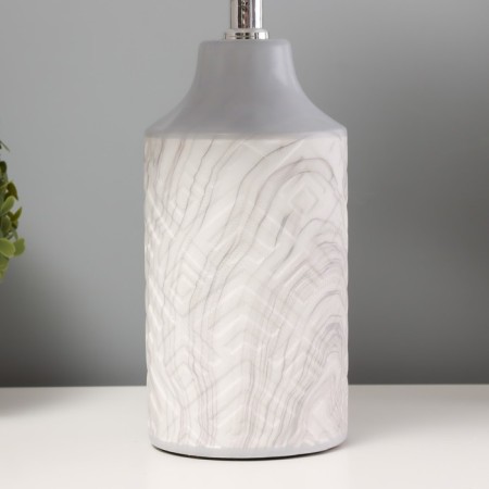 Laura table lamp E14 40W white-gray 22x22x39 cm-3