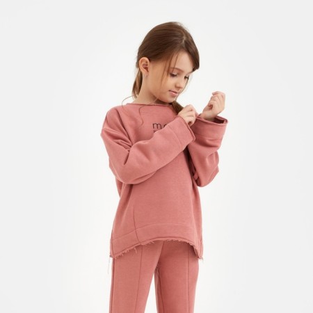 Kidsa (sweatshirt, trousers) minku Terracotta color, height 146-3