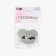 A set of buttons on the leg, d = 23 mm, 5 pcs, silver color