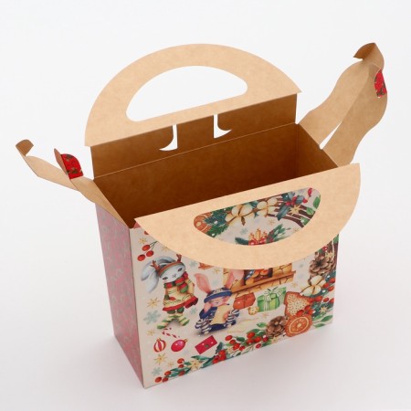 Gift folding box "Happy Tim" 17 x 6.5 x 17 cm-3