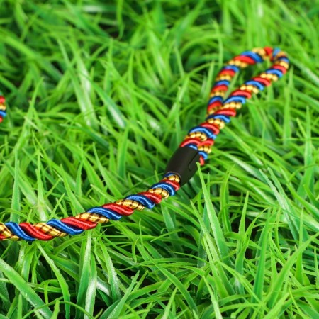 Round Land "Twist", 1 x 120 cm, blue-red-yellow-3