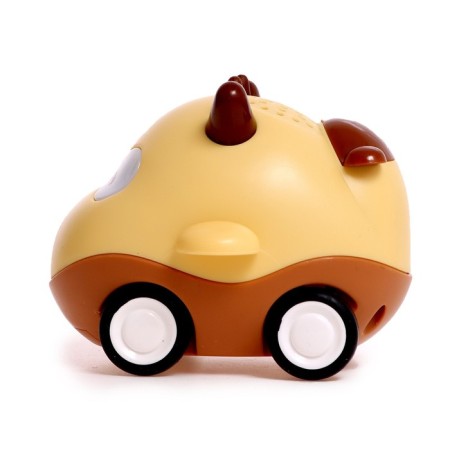 Musical toy "Funny cars", sound, light, yellow color-2