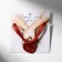Bracelets "Demetrons" Steel, Love, Red color, 17 size
