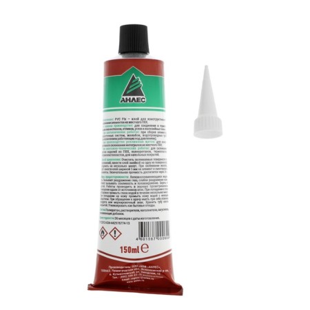 Glue "Anles" PVC Fix, white, for PVC, 150 ml-1