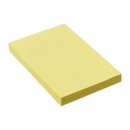 Block with a sticky edge of 51 mm x 76 mm, 80 sheets, pastel, yellow-2