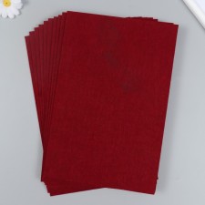 Hard felt 2 mm 20x30 cm, burgundy