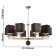 DIVA hanging chandelier 1000 mm, E14 400W