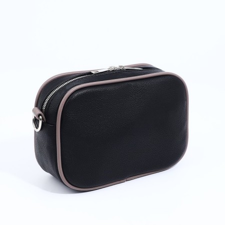 Women's bag over the shoulder, Textura, small size, black color-2