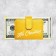 The envelope for money is “for happiness”, money, partial UV-lak, 16.5 × 8 cm