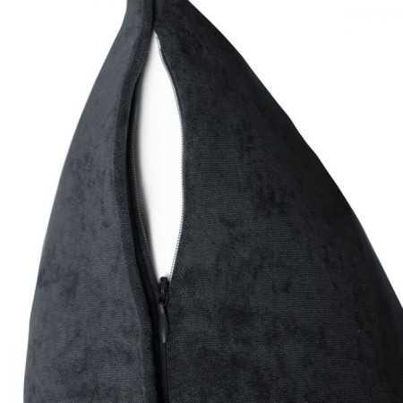 Decorative pillowcase "Tina", size 45x45 cm, black color-1