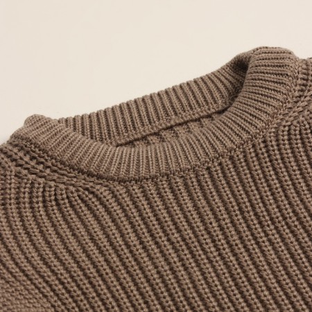 Knitted jumper SL Home, r.74-80 cm, coffee-1