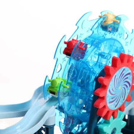 Designer developing with gears "Funny train", 33 details-4