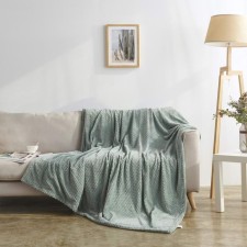 Caroline bedspread, size 220x240 cm, green color