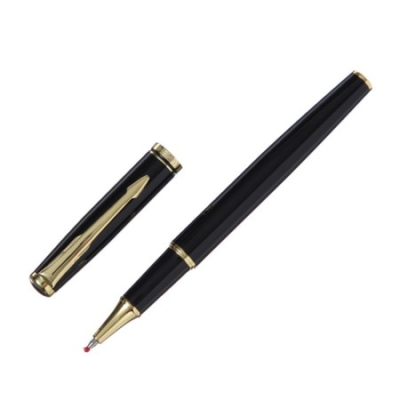 Handle Gift Roller in the leatherette case, the case is black, gold-2