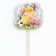 Topper wooden for decoration of the cake "chicken", 11 x 16.5 cm.