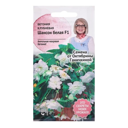 Club -tubing flowers "Chanson White F1", 6 pcs