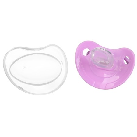 A dummy with a holder, orthodontic, from 0 months, in a container, species mix-17