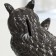 Pigger "Owl on the book" Gray bronze, 21cm