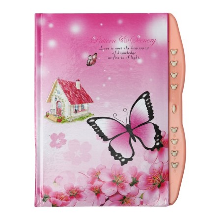 Notebook Gift Book on the castle, A6+, 48 sheets, line, "Butterfly", mix-5