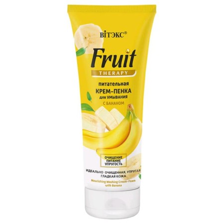 BitEx Cream for washing Fruit Therapy Nourishing, with a banana, 200 ml