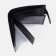 Male purse on a magnet, department for bills, for coins, for cards, black color