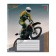 Notebook of 12 sheets in a motorcyclist cage, cover coated paper, VD-LK, OFSET block, MIX