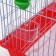 Poultry cell equipped BD-1/1D, 30 x 23 x 39 cm, red (packing 12 pcs)