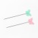 Pins for quilting "Butterflies", 53 mm, 100 pcs, color colorful color