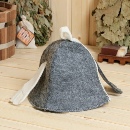Bath cap with children's applique "White Bim", 3-5 years old-2