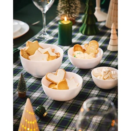 Luminarc diwali salad bowl, 750 ml, d = 14.5 cm, glass ceramic, white-2