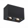 Ceiling lamp ST LUCE. ST109.407.02. 2x50 W, GU10, 18,1x10x12.3 cm, black color